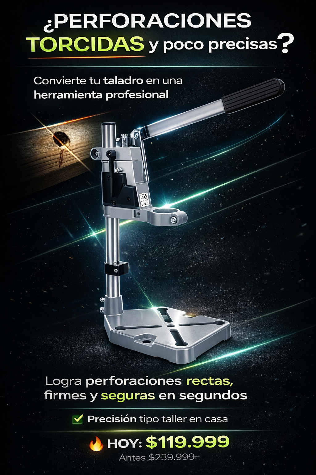 Base para Taladro ProFix – Precisión Profesional