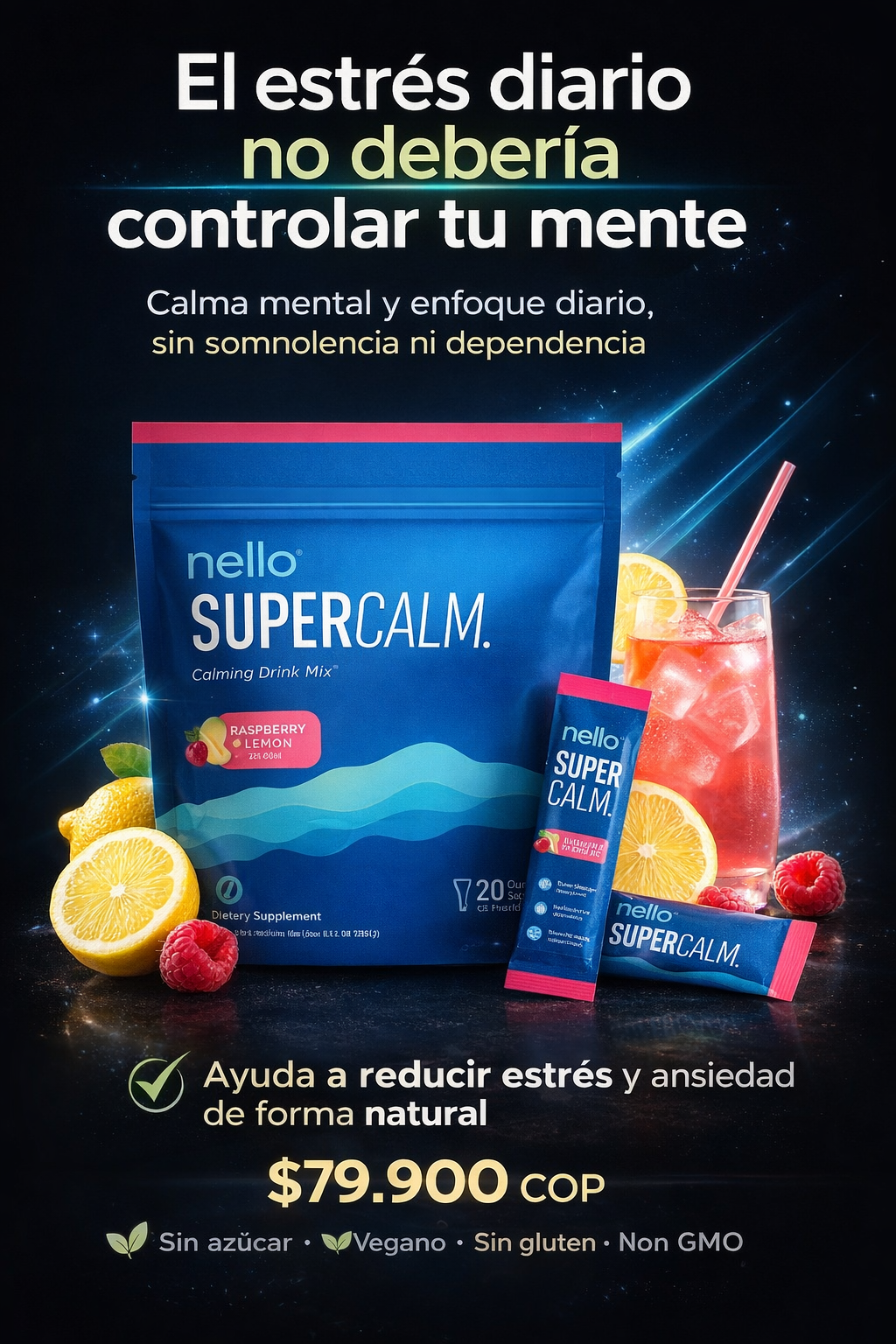 Nello SuperCalm – Bebida Funcional para el Bienestar Diario