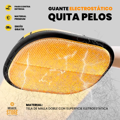 GuanteQuitapelos Reutilizable para Mascotas