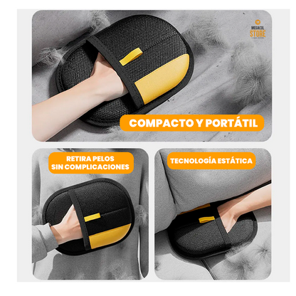 GuanteQuitapelos Reutilizable para Mascotas